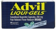 ADVIL - GEL - ALIVIAR DOLORES E INFLAMACIONES (160 CAPSULAS)