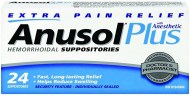 ANUSOL PLUS SUPOSITORIOS 24 HEMORROIDALES