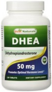 BEST NATURALS DHEA 50 MG (120 CAPSULAS)