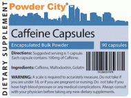 CAFFEINE CAPSULES - SUPLEMENTO NATURAL DE CAFEINA  (90 CAPSULAS)