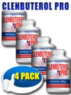 CLENBUTEROL 4 BOTELLAS 90 CAPS