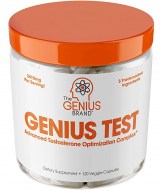 GENIUS TEST  THE SMART TESTOSTERONE BOOSTERONE BOOSTER FOR MEN 120 VEGGIE PILLS