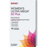 GNC WOMENS ULTRA MEGA 50 PLUS 60 CAPS