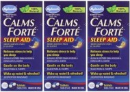 HYLANDS CALMS FORTE HOMEOPATHIC SLEEP AID 300 CAPS 3 FRASCOS