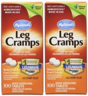 HYLANDS LEG CRAMPS 100 CAPS 2 FRASCOS QUITAR CALAMBRES PIERNAS