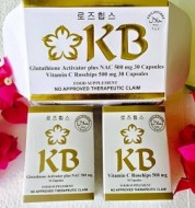 KB KYUSOKU BIHAKU GLUTATHIONE 60 CAPSULAS 3 CAJAS BLANQUEAR LA P