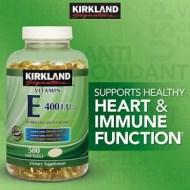 KIRKLAND SIGNATURE VITAMIN E- 400 IU 500 CAPSULAS