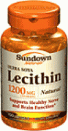 Lecitina de soja 100 caps de 1200 mg