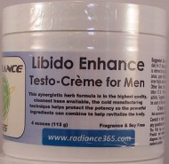 LIBIDO ENHANCE TESTO CREAM PARA HOMBRES 113 GRAMOS