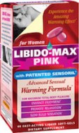 LIBIDO MAX PINK - DISFRUTAR MAS DE LA SEXUALIDAD (40 CAPSULAS)