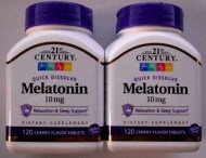 MELATONIN 10 MG 2 FRASCOS X 120 CAPSULAS