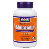 NOW FOODS HIGH POTENCY MELATONIN 5MG 180CAPS