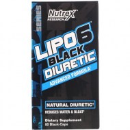 NUTREX RESEARCH LIPO-6 BLACK DIURETICO 80 CAPSULAS NEGRAS