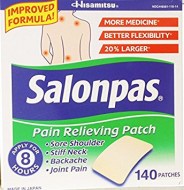 PARCHES SALONPAS ALIVIAR DOLOR 140 PARCHES