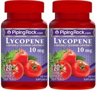 PIPING ROCK LYCOPENE 10MG 120 CAPSULAS X 2 FRASCOS