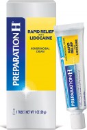 PREPARACION H ALIVIO RAPIDO CON LIDOCAINA CREMA DE HEMORROIDES SINTOMAS TRATAMIENTO 30 ML