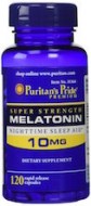 SUPER STRENGTH MELATONIN 10MG - DORMIR MUY BIEN (120 CAPSULAS)