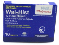 WAL HIST ANTISTAMINICO (16 TABLETAS)