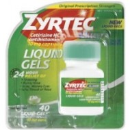 Zyrtec Liquid Gels 40 capsulas liquidas